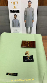 LIGHT GREEN BAREEZA  SPECTRUN COTTON